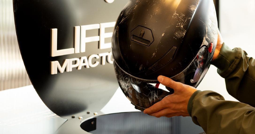 Life Impactoとは?使用済みバイク用ヘルメットを分別・再資源化するリサイクルプロジェクト
